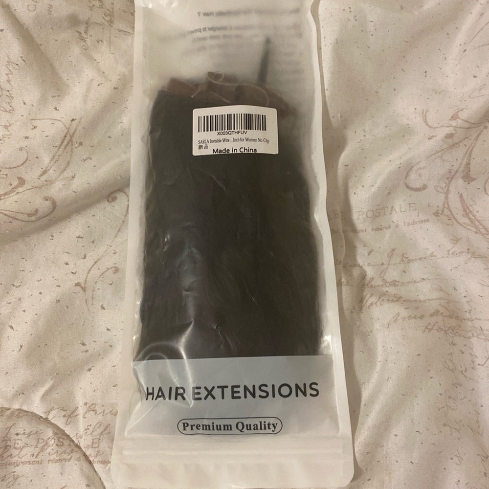 Brown hair extensions brand new never used perfect condition